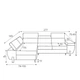 Кутовий диван Molina Mini Wersal 277x90x189 (MOLINA_MINI_LEWY) 168399 - изображение 2