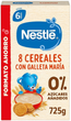 Kaszka wieloziarnista dla dzieci Nestle Nestl Porridge 8 Cereals With Mary Cookie 725 g (7613033317569 / 8445290686879) - obraz 1