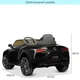 Дитячий електромобіль Bambi Lexus JE1618EBLR-2 Black (JE1618EBLR) - зображення 11