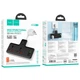 Удлинитель HOCO Reise 2-position expansion socket AC12A |3USB/Type-C, PD/QC, 30W/10A| черный - изображение 3