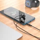Наушники BOROFONE Platinum metal universal earphones with microphone BM75 |1.2m, Hi-Fi| серые - изображение 5