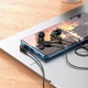Наушники HOCO Ingenious universal earphones with microphone M102 |1.2M, 90°| черные - изображение 5