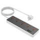 Удлинитель сетевой HOCO Rico 5-position socket AC14A |3USB/1Type-C, PD/QC, 3A/30W| - изображение 4