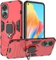 Чехол Iron Ring для OPPO A78 противоударный бампер с подставкой Red - изображение 1
