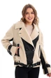 Дубленка Emass Олив 44 черно-белый (471-116-2) - изображение 1