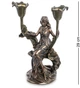 Подсвечник настольный декоративный Veronese Девушка 29х14 см 1906294 бронзовое покрытие - изображение 1