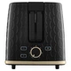 Тостер Sencor 930Вт, підігрів, розморожування, пластик, чорно-золотий (STS7201BK) - зображення 2