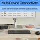 HP Клавіатура 350 Compact Multi-Device BT UKR black - изображение 4