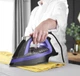 Russell Hobbs Праска Easy Store Pro, 2400Вт, 320мл, паровий удар -200гр, постійна пара - 50гр, зберігання шнура, керам. підошва, чорно-синій - изображение 2