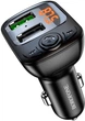 Автомобильный FM модулятор Borofone BC41 18W (QC3.0) порты 2 USB + Bluetooth + Digital Display Black (35023) - изображение 1