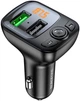 Автомобильный FM модулятор Borofone BC41 18W (QC3.0) порты 2 USB + Bluetooth + Digital Display Black (35023) - изображение 5