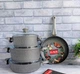 Набор посуды O.M.S. Collection 3005 Grey 7 предметов - изображение 2