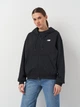 Толстовка на молнии с капюшоном женская New Balance Small Logo WJ41501BK L Черная (197375432038) - изображение 1