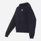 Толстовка на молнии с капюшоном женская New Balance Small Logo WJ41501BK L Черная (197375432038) - изображение 9
