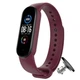 Силиконовый ремешок MRK для фитнес браслета Xiaomi Mi Band 6/5 бордовый (12) с металлической кнопкой (mrk3137) - изображение 1