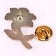 Значок (пин) BROCHE брошь бижутерия Цветы Лилия белый BRGV114837 - изображение 2
