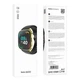 Смарт часы Hoco Y19 (Bluetooth, IP68, 1,96 дюйма, функция ответа на звонки, сенсорный экран) - Золотий - зображення 4