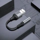 Аудіо Перехідник Hoco LS36 USB type-A to 3.5mm female Black - зображення 3