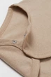 Боди хлопковый для мальчика H&M 0462435-002 062 см (2-3 months) Бежевый - изображение 2