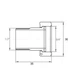 Комплект штуцерів 3/4″Вх1/2″ З латунний LR433L OPTIMUM - зображення 2