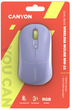 Мышь Canyon MW-22 Dual Band RGB Wireless Mountain Lavender (CNS-CMSW22ML) - изображение 6