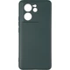Чехол Fiji Full Soft Premium для Xiaomi 13T / 13T Pro противоударный бампер с микрофиброй Dark Green - изображение 2