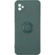 Чохол Fiji Holder Ring для Samsung Galaxy A05 (A055) бампер з кільцем підставкою Dark Green - зображення 1