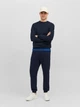 Спортивные штаны утепленные мужские Jack & Jones 12249274 2XL Темно-синие (5715433960917) - изображение 5