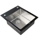 Кухонная мойка Platinum Handmade 600x510x200 black Glass - изображение 1
