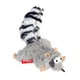 Игрушка для кошек Енот с кошачьей мятой GiGwi Catch & scratch искусственный мех, кошачья мята, 8 см - изображение 1