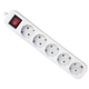Мережевий фільтр DEFENDER (992420)S530 3.0 m 5 роз switch white UA - зображення 1