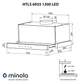 Вытяжка телескопическая Minola HTLS 6935 WH 1300 LED - изображение 14