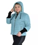 Fashions • Куртка женская с довязом на рукавах "Dream" Fashions 58 темная мята (№3508-мк) - изображение 5