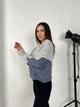 Тонкий женский свитер серого цвета 31607 One Size - изображение 3