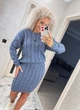 Fashions • В'язаний костюм Злата Fashions 42-52 джинс (314-нс) - зображення 10