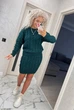Fashions • В'язаний костюм Злата Fashions 42-52 смарагдовий (314-нс) - зображення 8