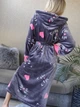 Fashions • Халат женскии Pink love Fashions 42-48 серый (050/1-хал) - изображение 2