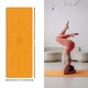 Коврик для йоги Marjari Yoga Basic 183x61x0.6 cм Orange - изображение 4