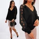Fashions • Кофта женская Joyce Fashions 54-58 черный (#377-ел) - изображение 8