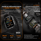 Чоловічий годинник Modfit Iron Black-Orange - зображення 5