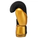 Перчатки для бокса боксерские перчатки Zelart Hard Touch 4439 Black-Gold 10 унций - изображение 2
