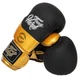 Перчатки для бокса боксерские перчатки Zelart Hard Touch 4439 Black-Gold 10 унций - изображение 3