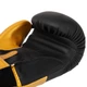 Перчатки для бокса боксерские перчатки Zelart Hard Touch 4439 Black-Gold 10 унций - изображение 4