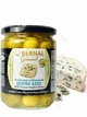 Оливки зеленые испанские Мансанилья Bernal Gourmet Aceitunas rellenas de queso фаршированные сыром с голубой плесенью 436 г - изображение 1