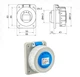 Розетка силовая SCHUKO 16A 250В 2P+E IP67 IDE Синий (105) - изображение 7