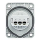 Розетка силовая SCHUKO 16A 250В 2P+E IP67 IDE Синий (105) - изображение 8