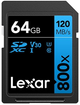 Карта пам'яті Lexar High-Performance 800x 120 MB/s SDXC 64GB (LSD0800064G-BNNNG) - зображення 1