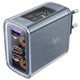 Зарядне мережеве ACEFAST A45 PD65W GaN 2хType-C 1хUSB швидка зарядка для телефонів Android iOs Apple Сірий - зображення 1