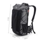 Рюкзак туристичний Naturehike 40 + 5 л чорний NH20BB113 - изображение 2