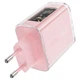 Зарядне мережеве ACEFAST A45 PD65W GaN 2хType-C 1хUSB швидка зарядка для телефонів Android iOs Apple Розовий - зображення 4